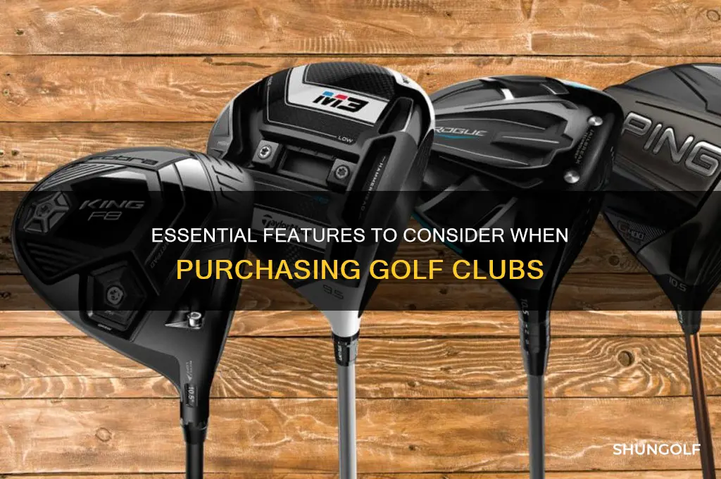 what to look for when buying golf clubs