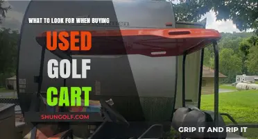 Essential Tips for Buying a Reliable Used Golf Cart