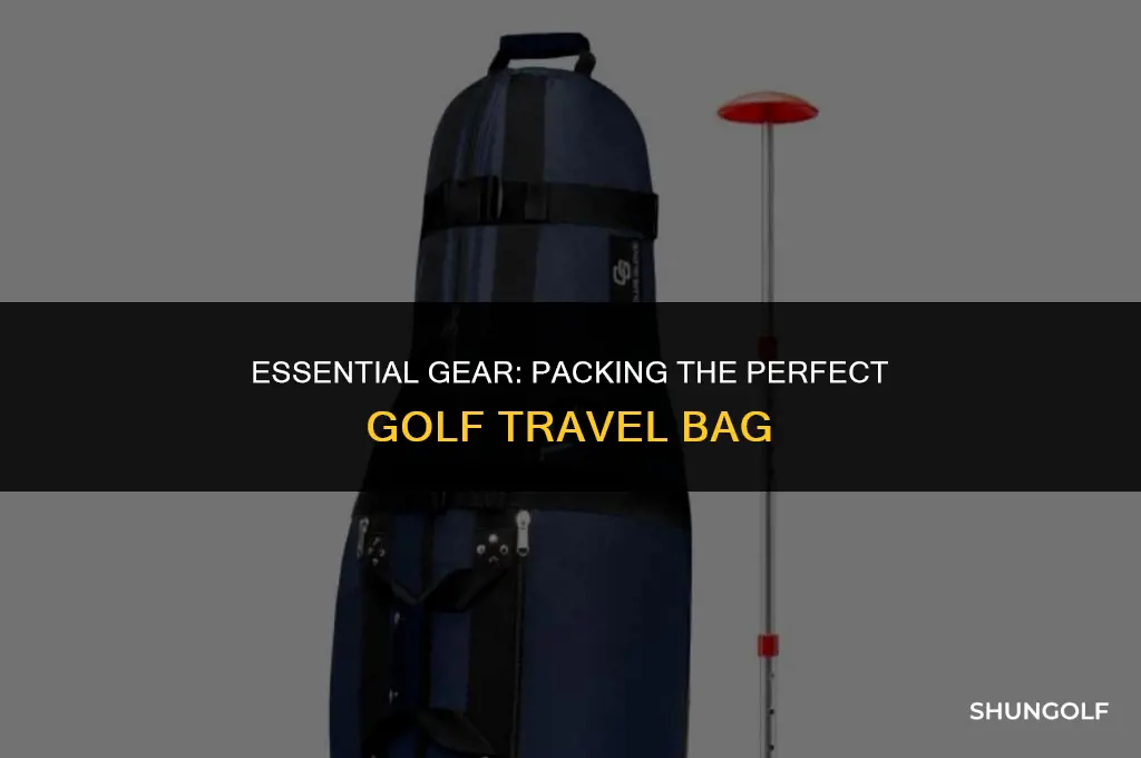what to pack in a golf travel bag