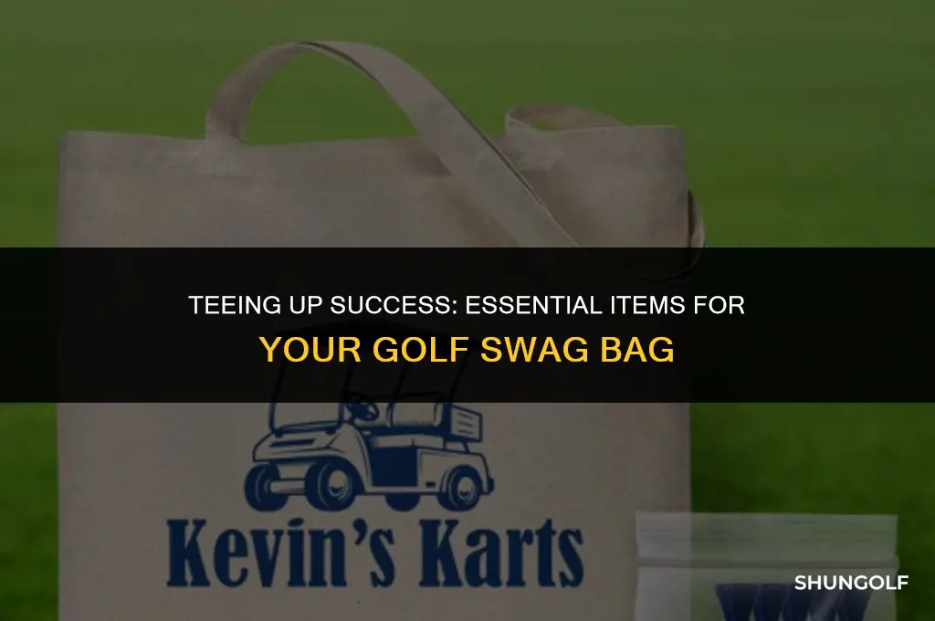 what to put in a golf swag bag