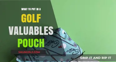 Essential Items to Safely Store in Your Golf Valuables Pouch