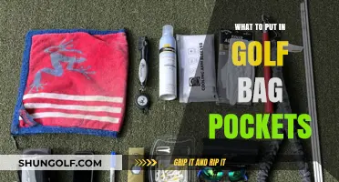Essential Golf Bag Pocket Items: A Comprehensive Guide
