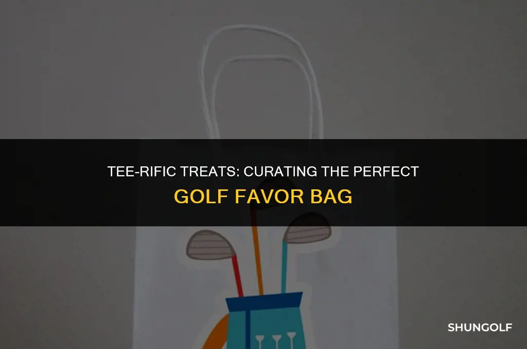 what to put into a golf favor bag