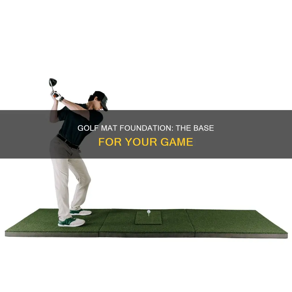 what to put under golf mat