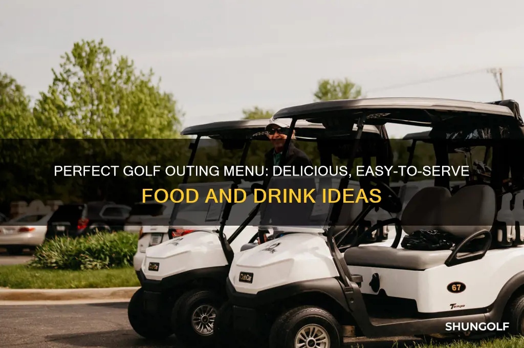 what to serve at a golf outing