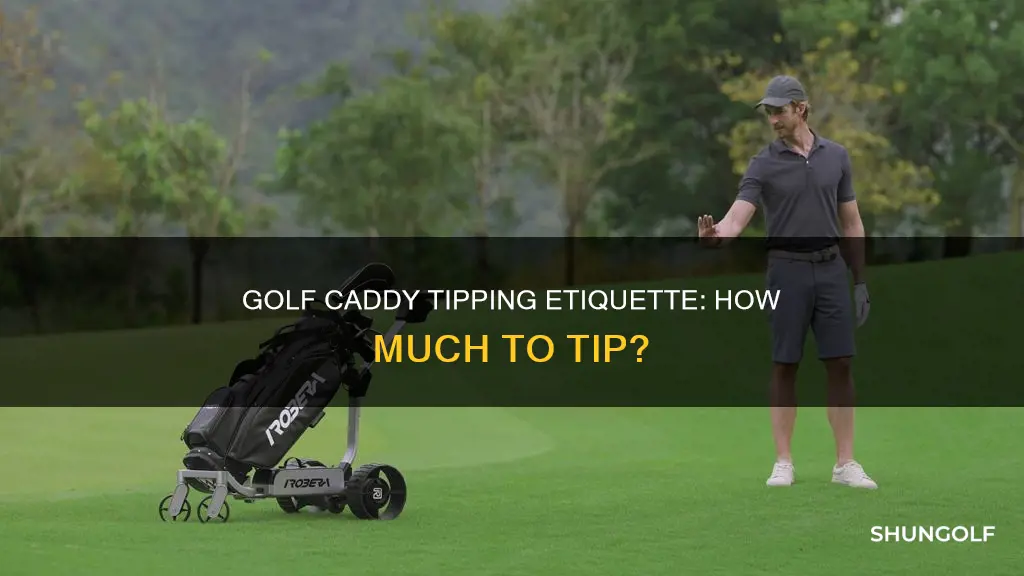 what to tip a golf caddy