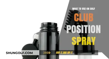 Best Golf Club Position Spray: Enhance Grip and Swing Accuracy