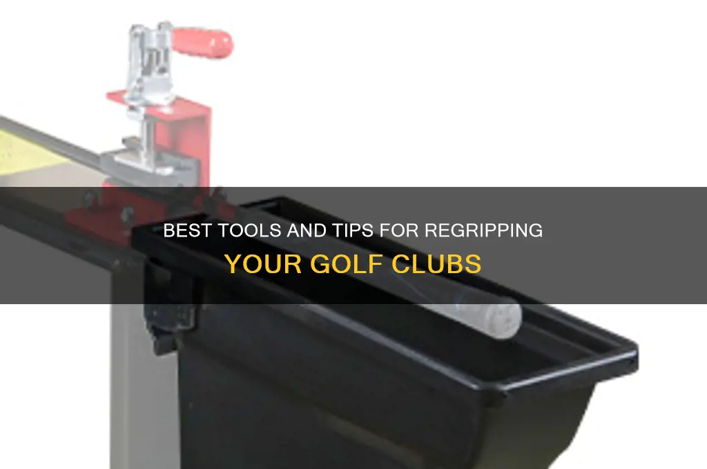 what to use to regrip golf clubs