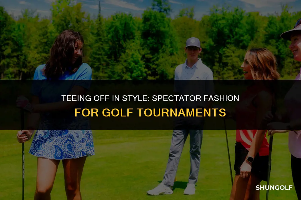what to wear to a golf tournament spectator