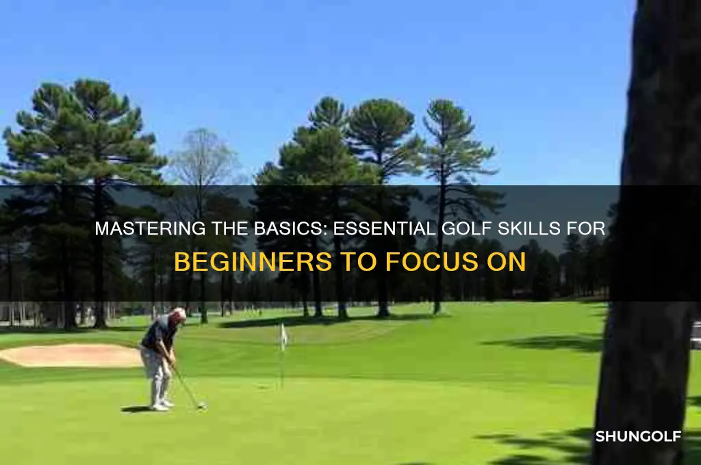 what to work on when golf for a beginner
