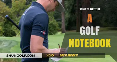 Master Your Golf Game: Essential Notes for Every Golfer's Notebook