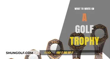 Creative Golf Trophy Engraving Ideas: Personalize Your Victory with Style