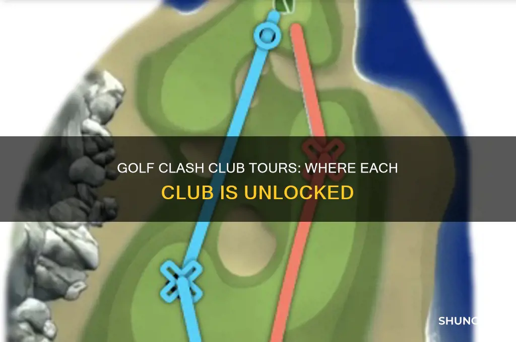 what tour is each club dropped in golf clash