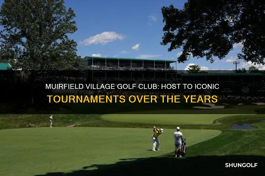 what tournaments have been played at muirfield village golf club