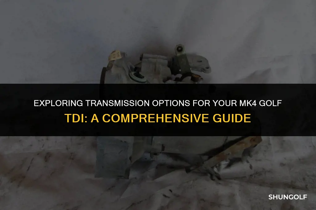 what transmissions can i use in my mk4 golf tdi