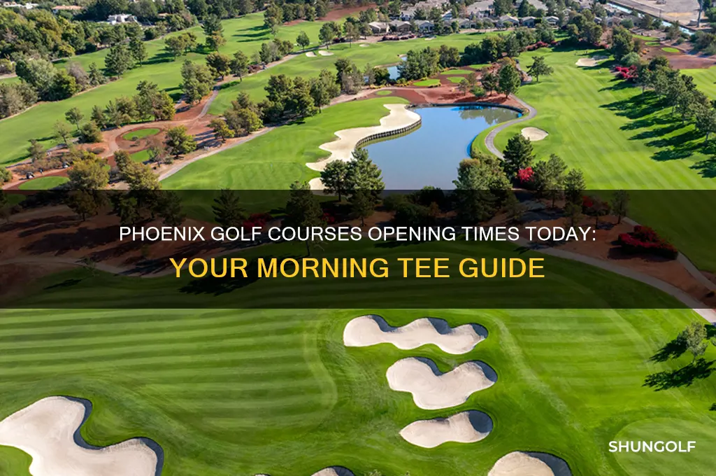 what tume does golf open in phx tofay