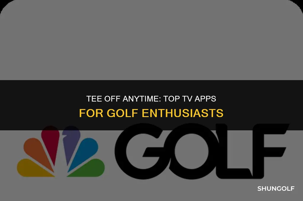 what tv apps can i watch golf on demand