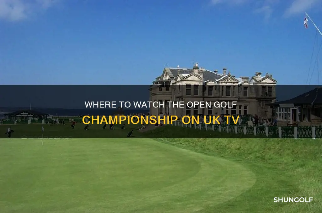 what tv channel is the open golf on uk