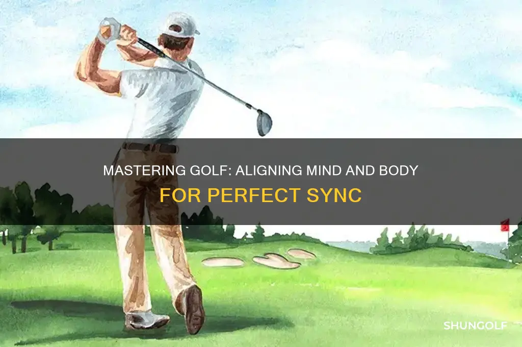 what two things have to be in sync in golf