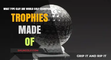 Unveiling the Clay Secrets Behind World Golf Championship Trophies