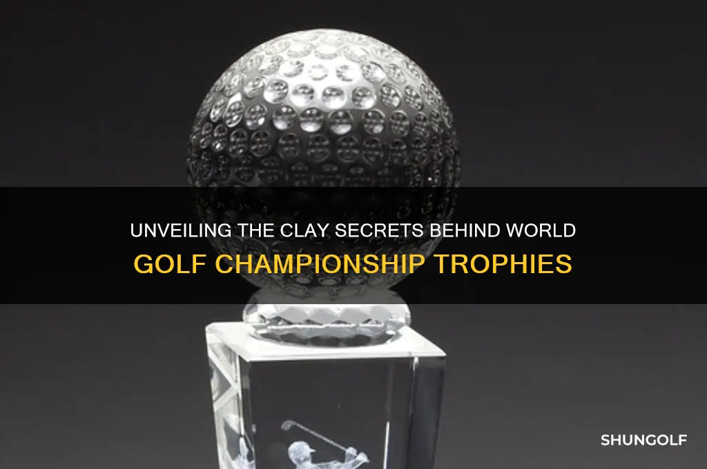 what type clay are world golf championship trophies made of