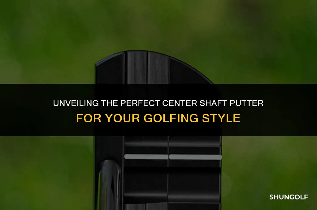 what type golfer needs center shaft putter