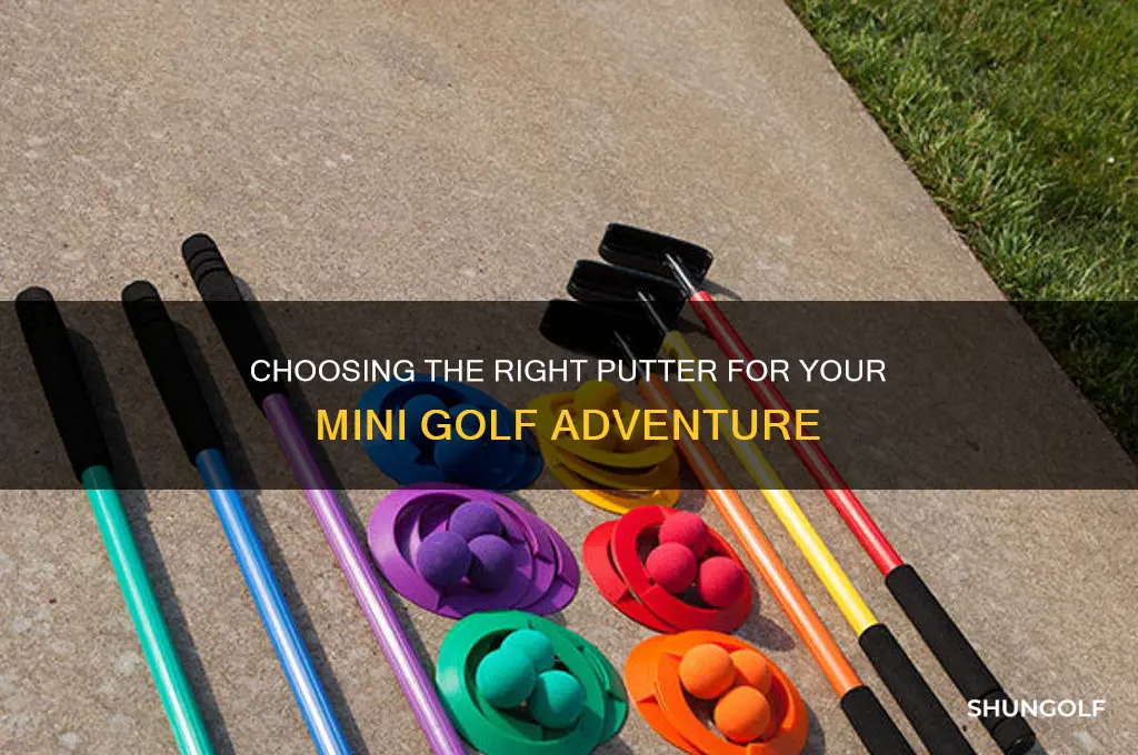 what type of club is used for mini golf