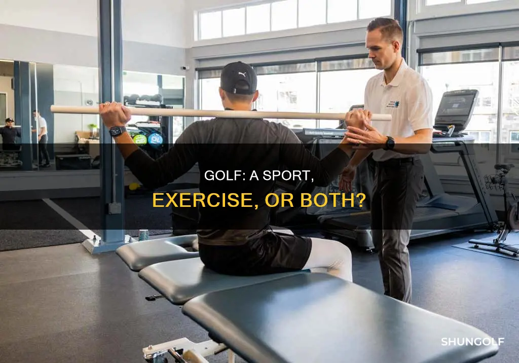 what type of exercise is golf