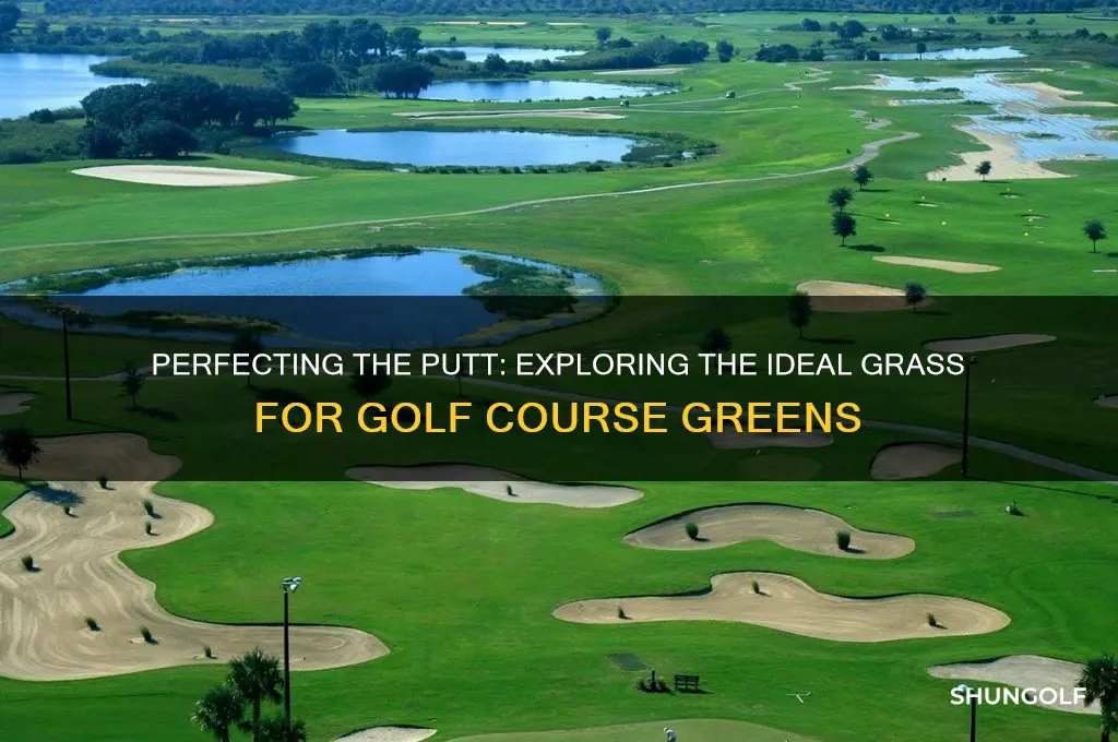 what type of grass is used on golf course greens