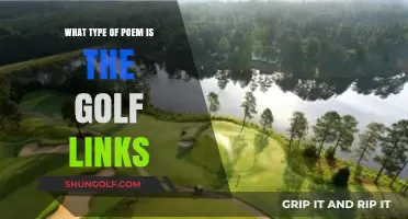 Exploring the Poetic Style of 'The Golf Links': A Literary Analysis