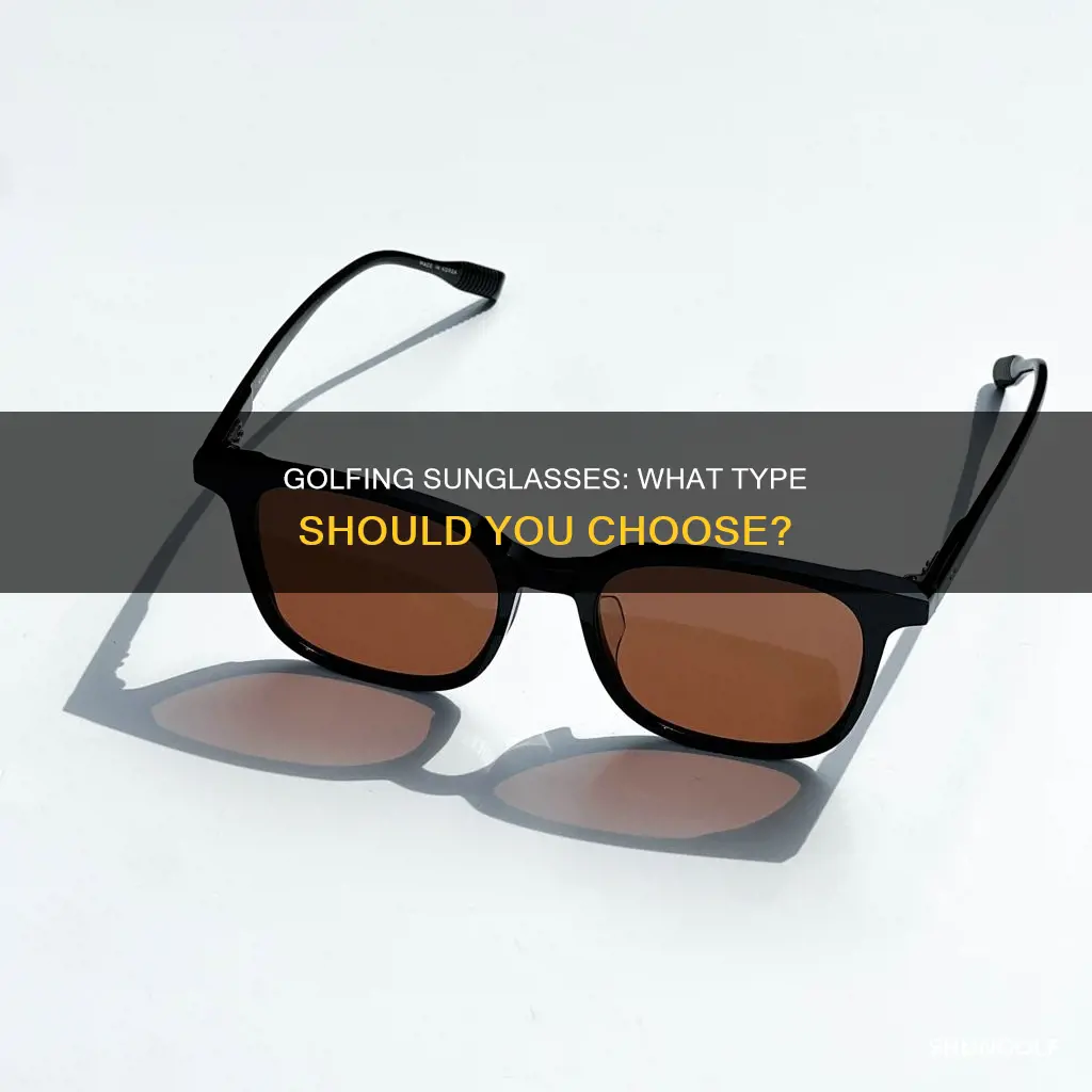 what type of sunglasses for golfing