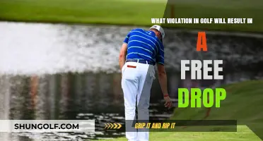 Golf's Free Drop Rule: Understanding Violations for Penalty Relief