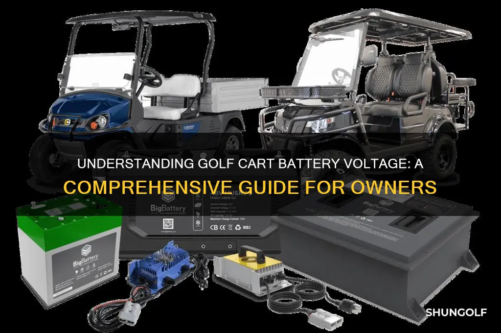 what voltage is a golf cart battery