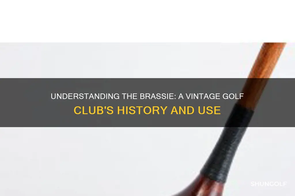 what was a brassie golf club
