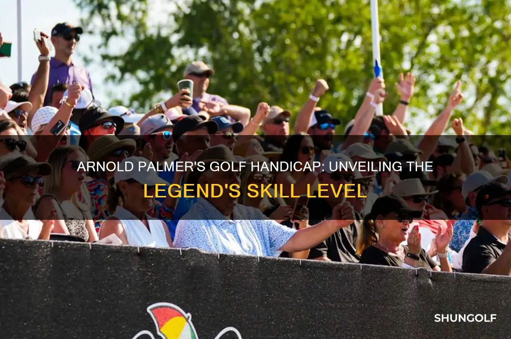 what was arnold palmers golf handicap