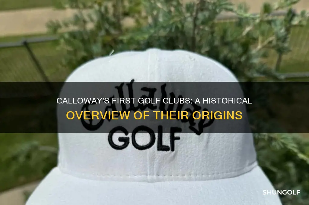 what was calloway first golf clubs