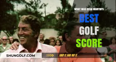 Exploring Dean Martin's Golfing Prowess: His Best Score Revealed