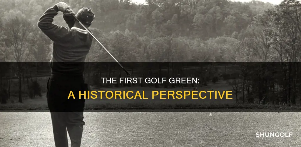 what was first golf green