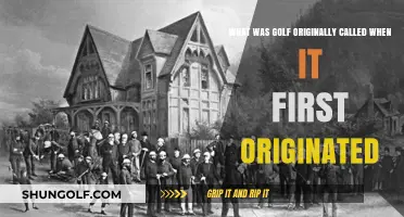 Uncovering Golf's Ancient Roots: The Original Name Before 'Golf