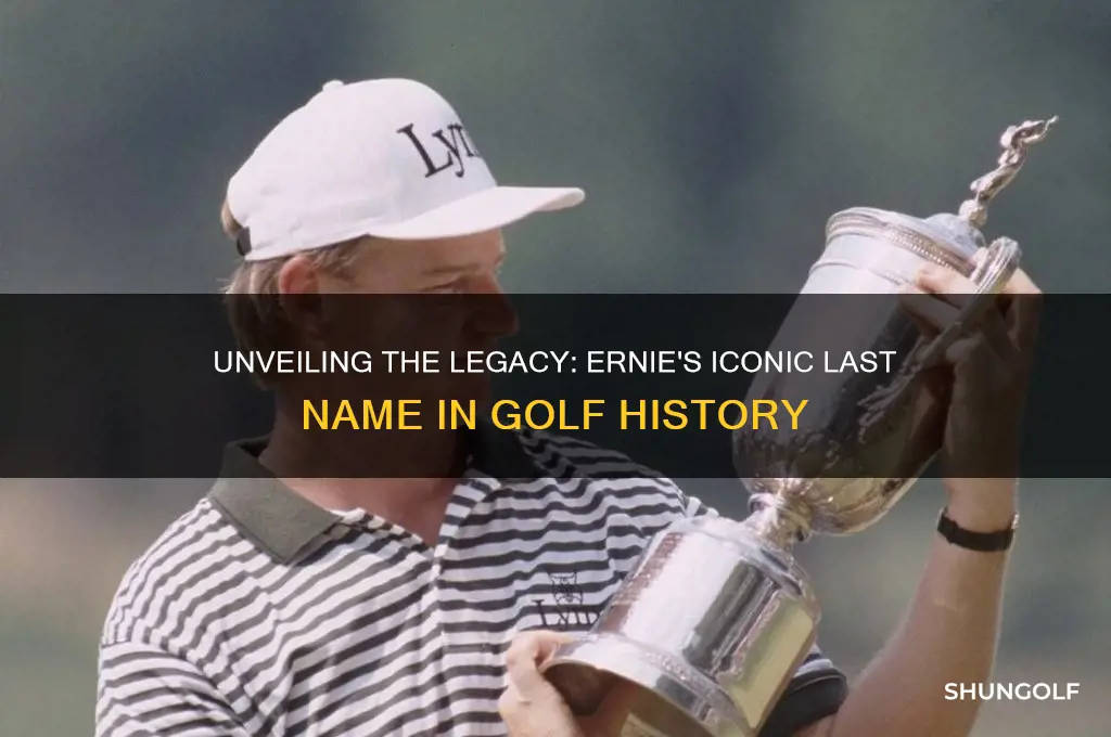 what was golfing great ernie