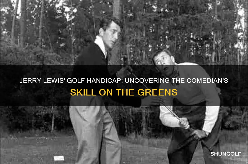 what was jerry lewis golf handicap