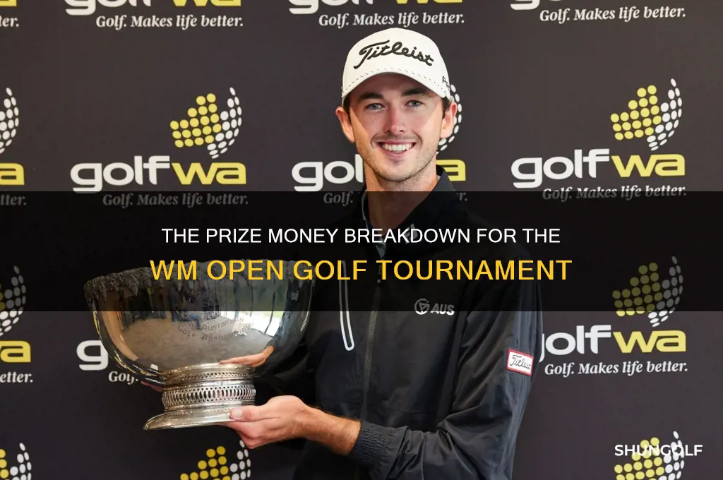 what was prise money for wm open golf torement