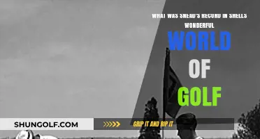 Snead's Shell's Wonderful World of Golf Record: A Historic Overview
