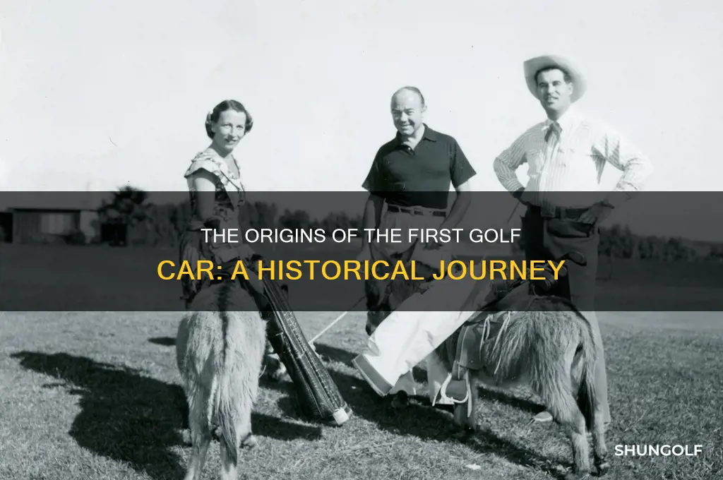 what was the first golf car built