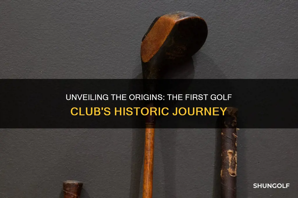 what was the first golf club