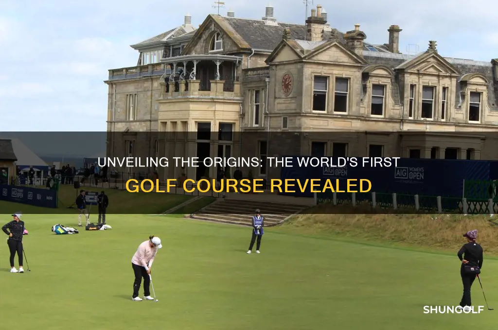 what was the first golf course