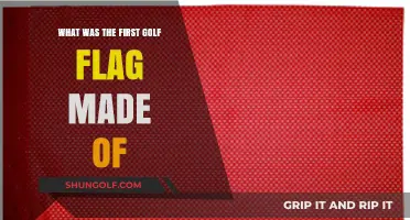 Unveiling History: The Surprising Material of the First Golf Flag