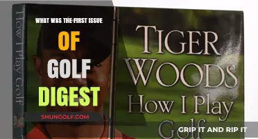Unveiling Golf Digest's Inaugural Issue: A Historical Perspective