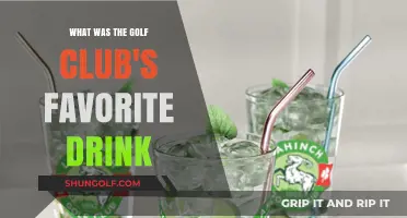 Tee Time Tipples: Uncovering the Golf Club's Signature Drink Choice