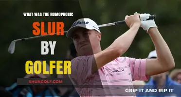 Golfer's Homophobic Slur: Uncovering the Controversial Incident and Its Impact